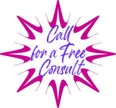 Speech bubble reading "Call for a Free Consult"